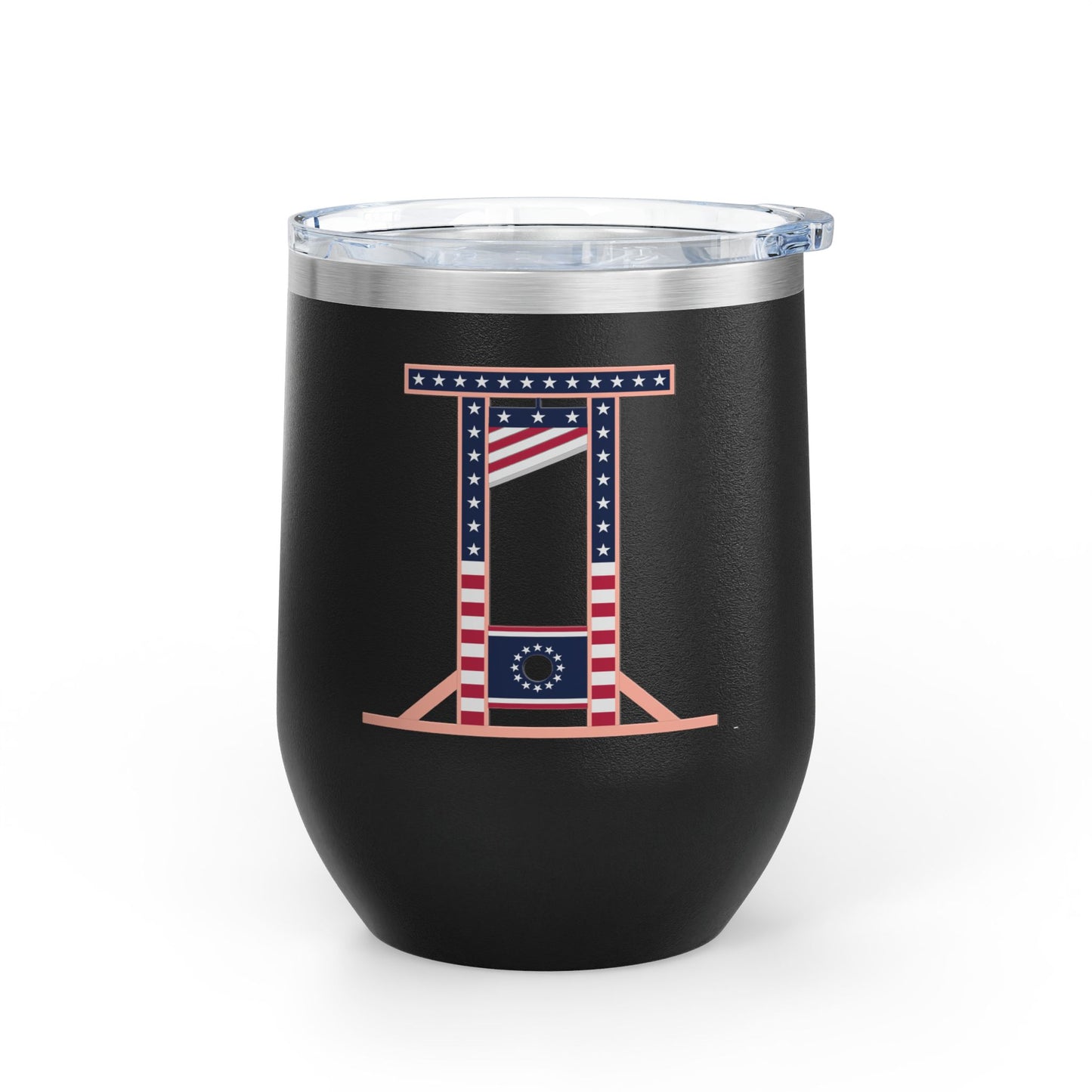 Star-Spangled Guillotine Insulated Wine Tumbler for Revolutionaries