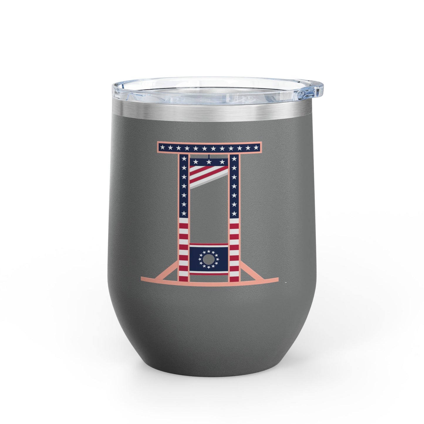 Star-Spangled Guillotine Insulated Wine Tumbler for Revolutionaries