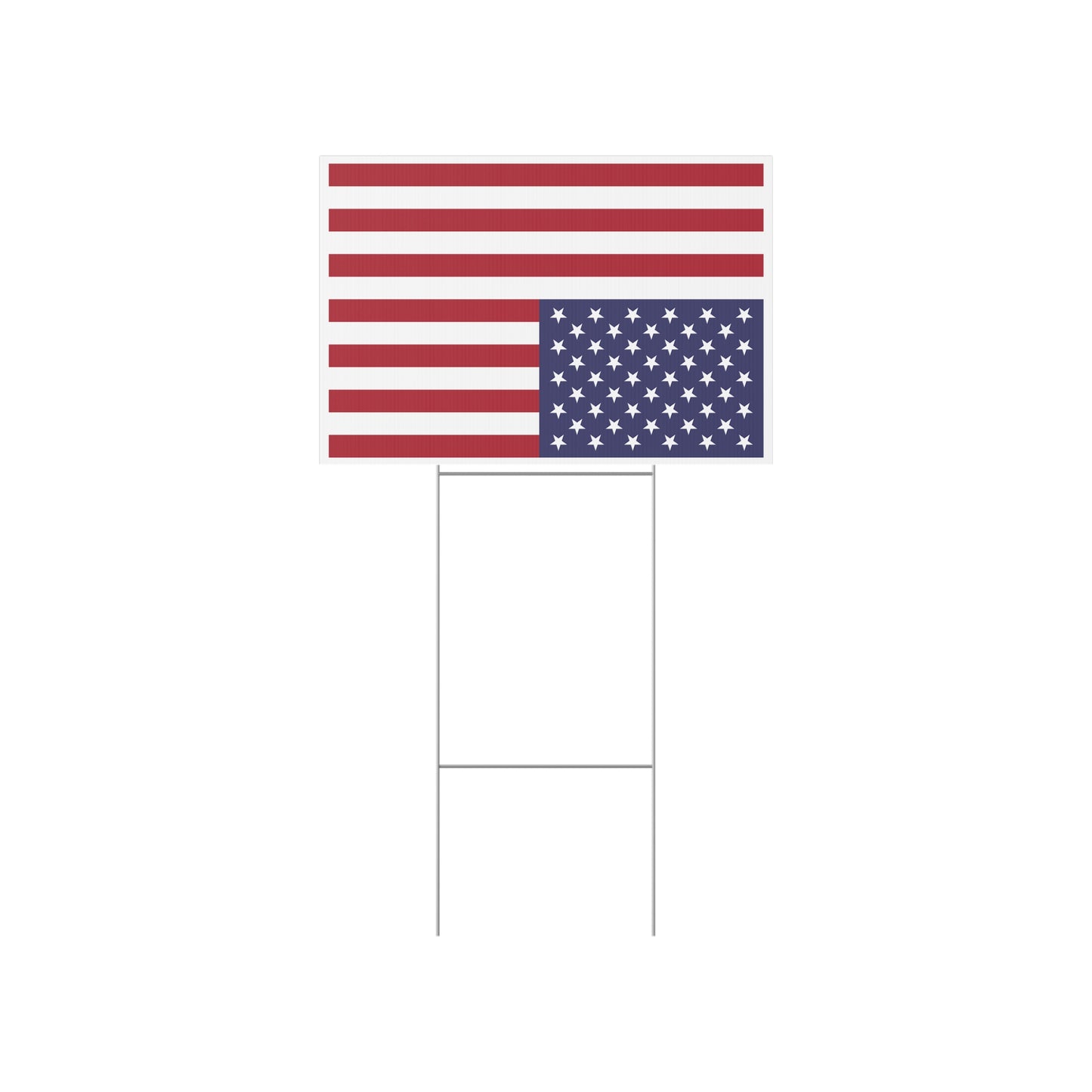 Inverted American Flag Distress Signal Lawn Sign