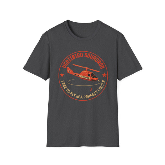 Vertibird Squadron Retro Helicopter T-Shirt product image from Aardvark Dreams
