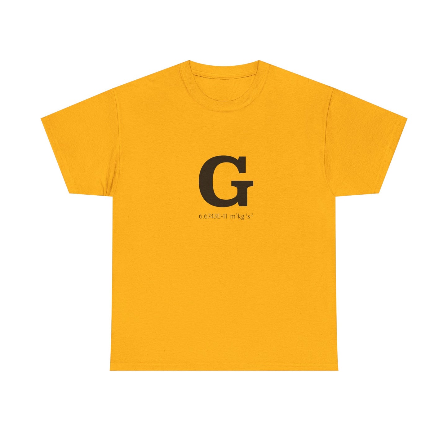 Universal Gravitational Constant T-Shirt product image from Aardvark Dreams