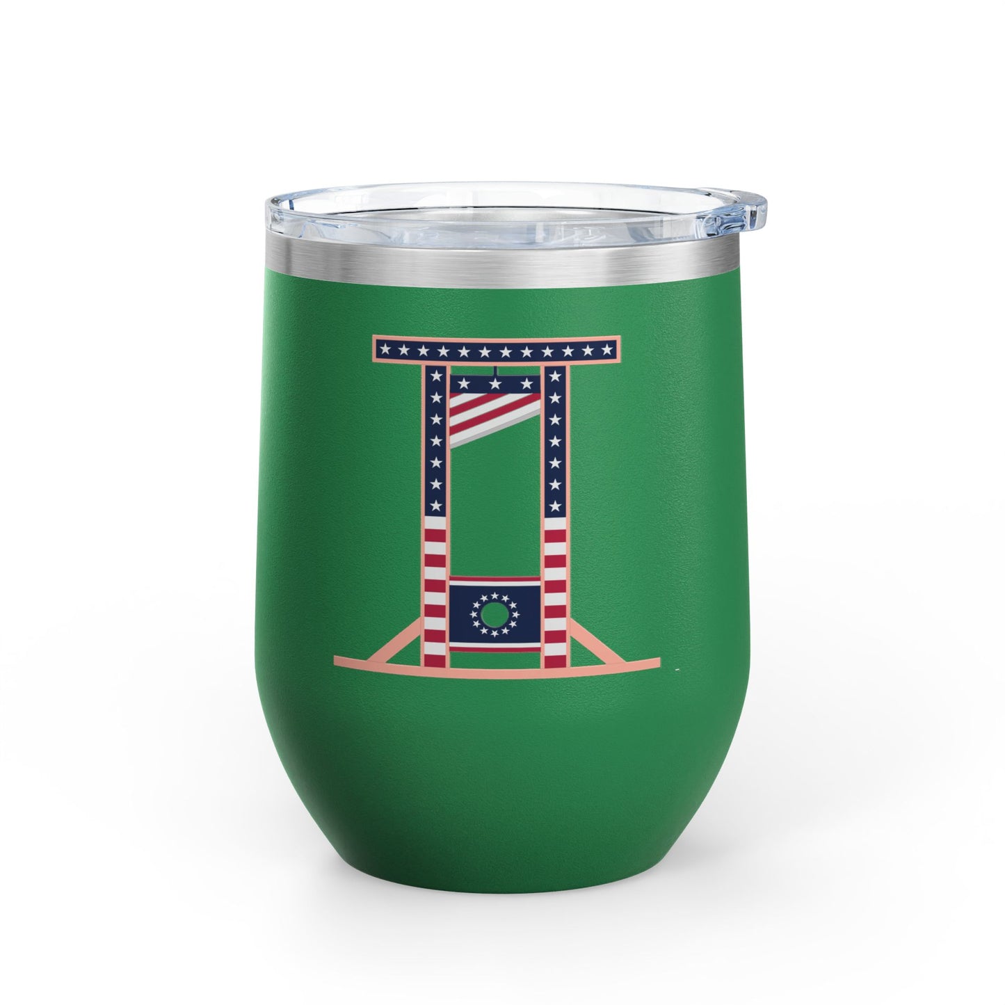 Star-Spangled Guillotine Insulated Wine Tumbler for Revolutionaries
