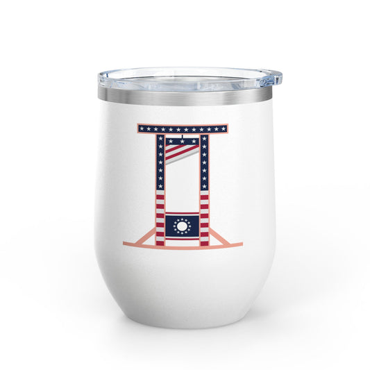 Star-Spangled Guillotine Insulated Wine Tumbler for Revolutionaries