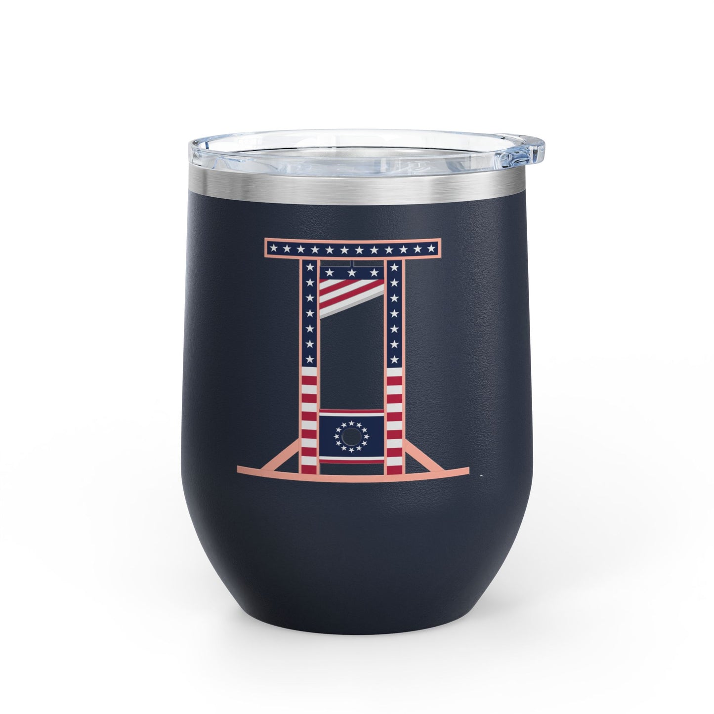 Star-Spangled Guillotine Insulated Wine Tumbler for Revolutionaries