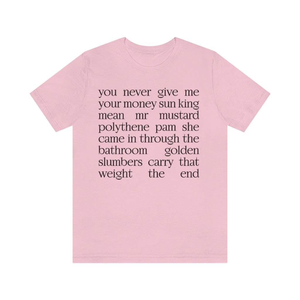 Abbey Road Medley (The Long One) T-Shirt