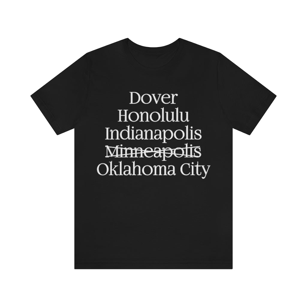 States and Capitals with Matching Letters T-Shirt Version 2
