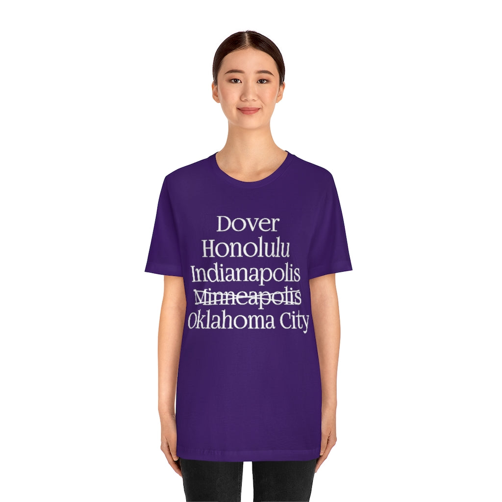 States and Capitals with Matching Letters T-Shirt Version 2