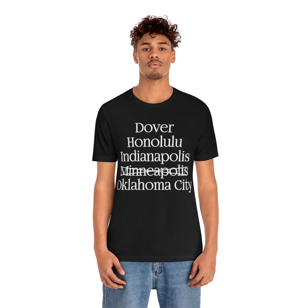 States and Capitals with Matching Letters T-Shirt Version 2
