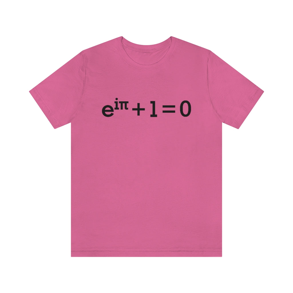 Euler Identity T-Shirt with Science Rebellion math design