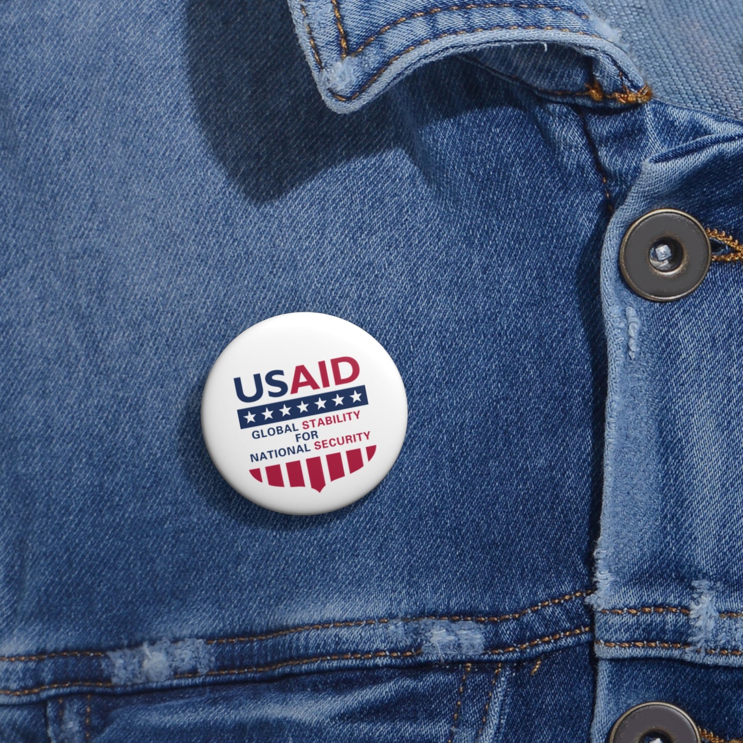 USAID Custom Pin Global Stability For National Security