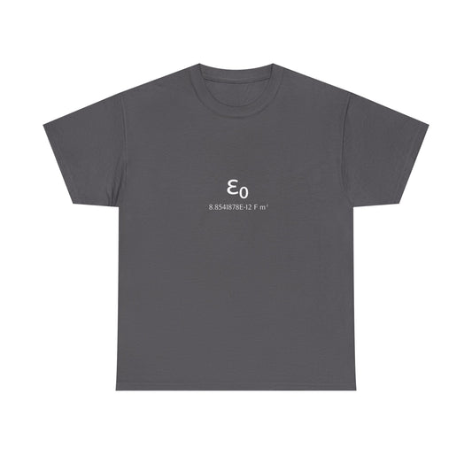 Vacuum Permittivity Constant T-Shirt product image from Aardvark Dreams