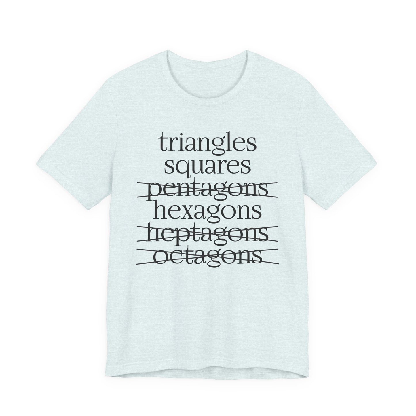 Tiling Shapes Physics Math T-Shirt product image from Aardvark Dreams