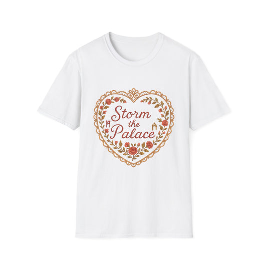 Storm the Palace Cottagecore T-Shirt T-shirt with Aardvark Dreams graphic design