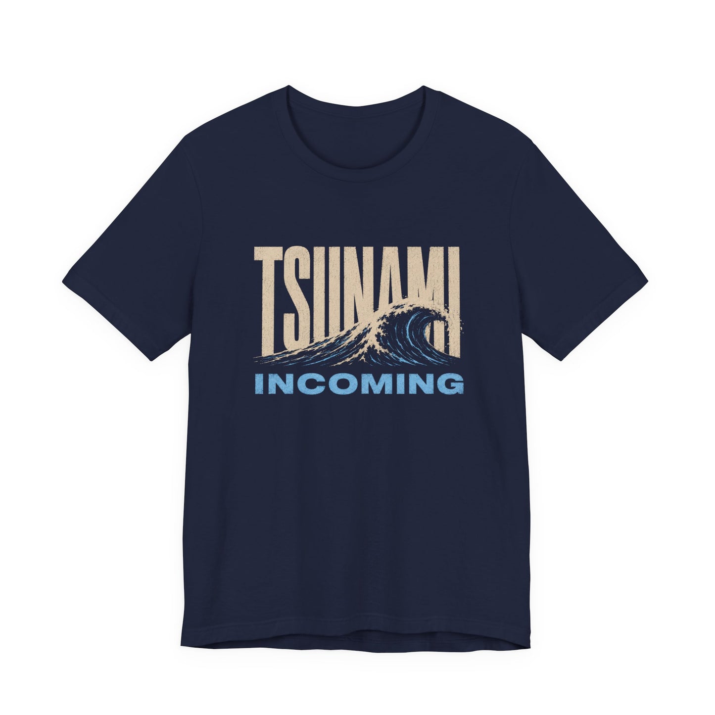 Tsunami Incoming Retro Wave T-Shirt product image from Aardvark Dreams