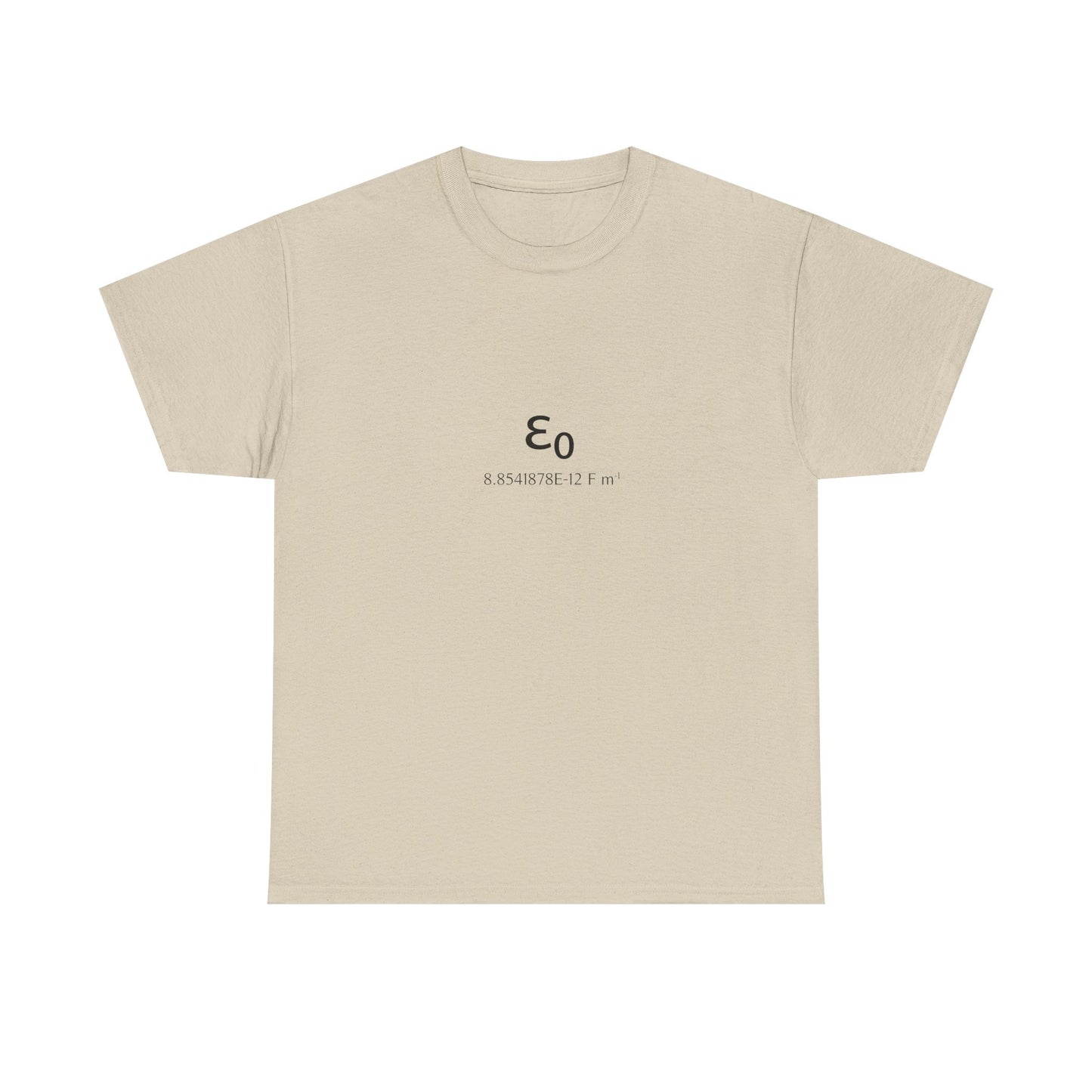Vacuum Permittivity Constant T-Shirt product image from Aardvark Dreams