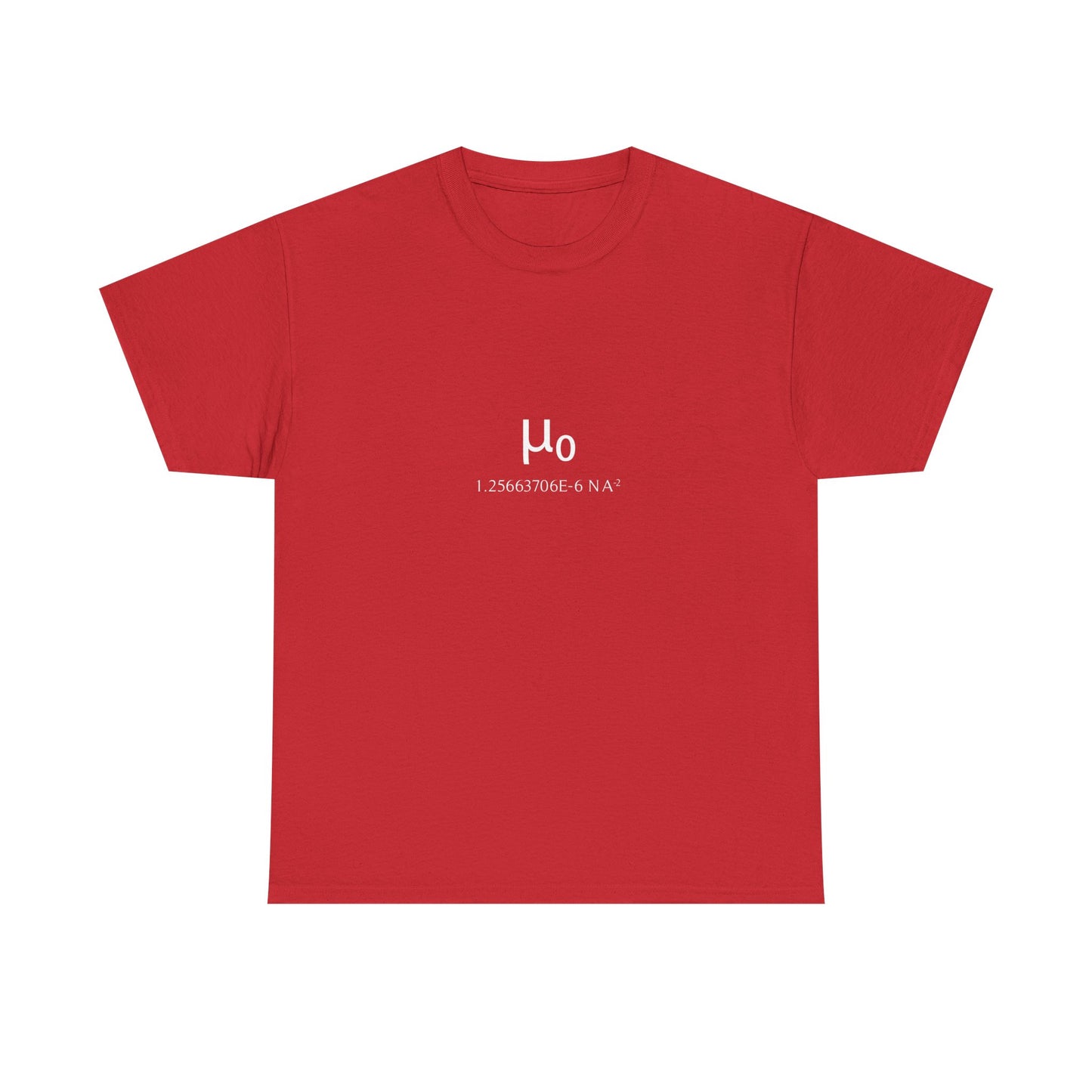 Vacuum Permeability Constant T-Shirt product image from Aardvark Dreams