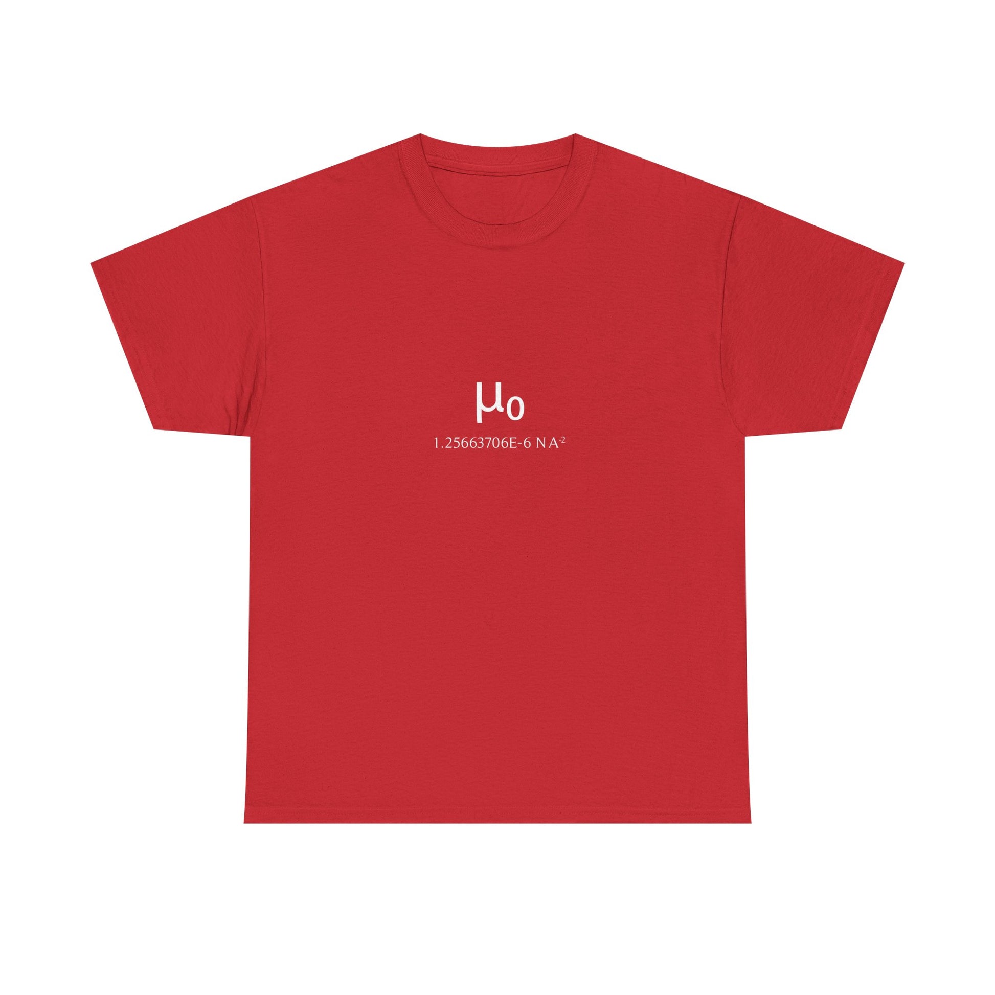 Vacuum Permeability Constant T-Shirt product image from Aardvark Dreams