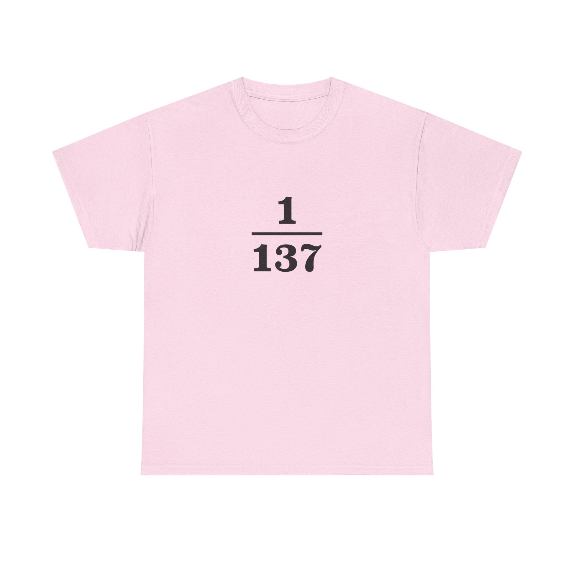 Fine-Structure Constant 1/137 T-Shirt product image from Aardvark Dreams