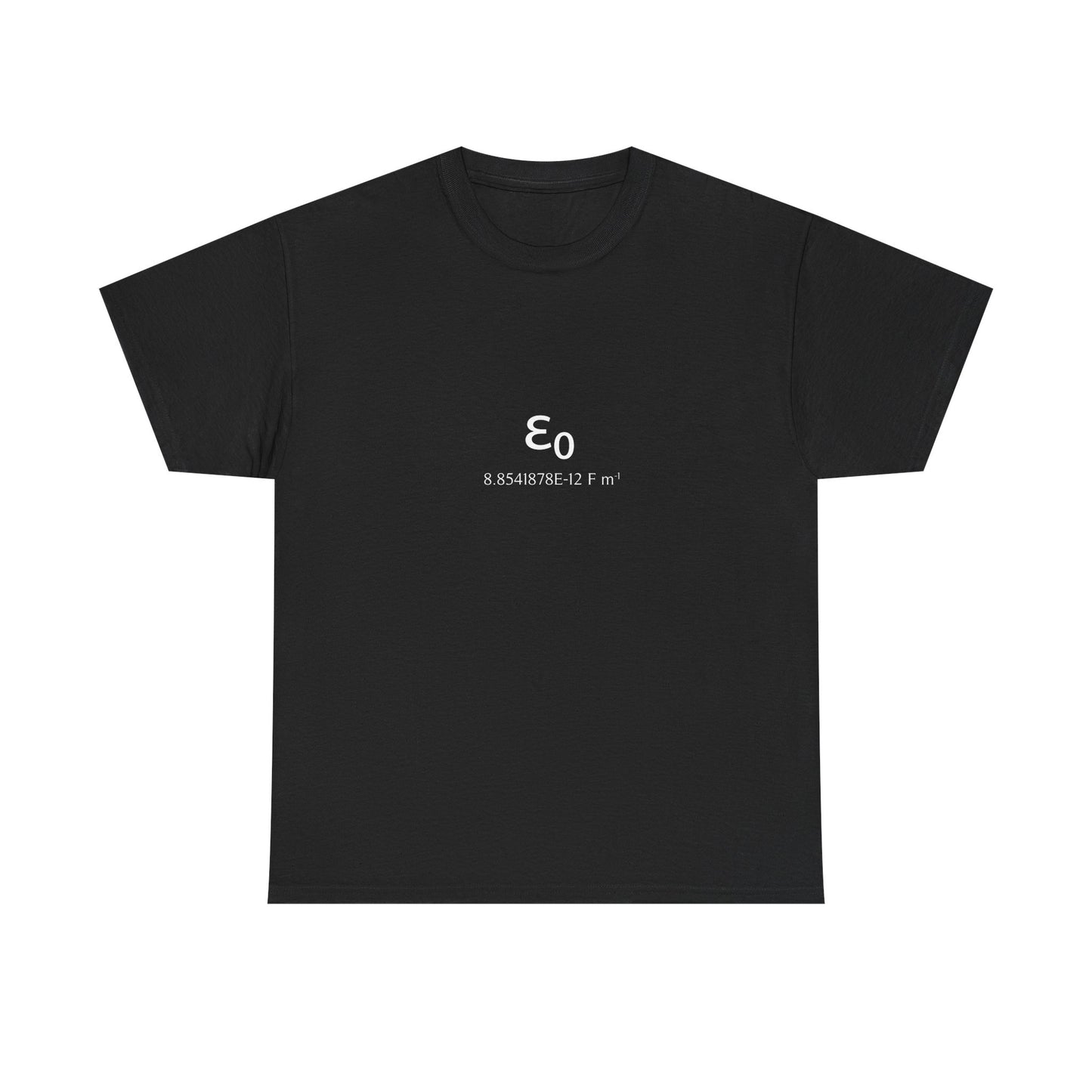 Vacuum Permittivity Constant T-Shirt product image from Aardvark Dreams
