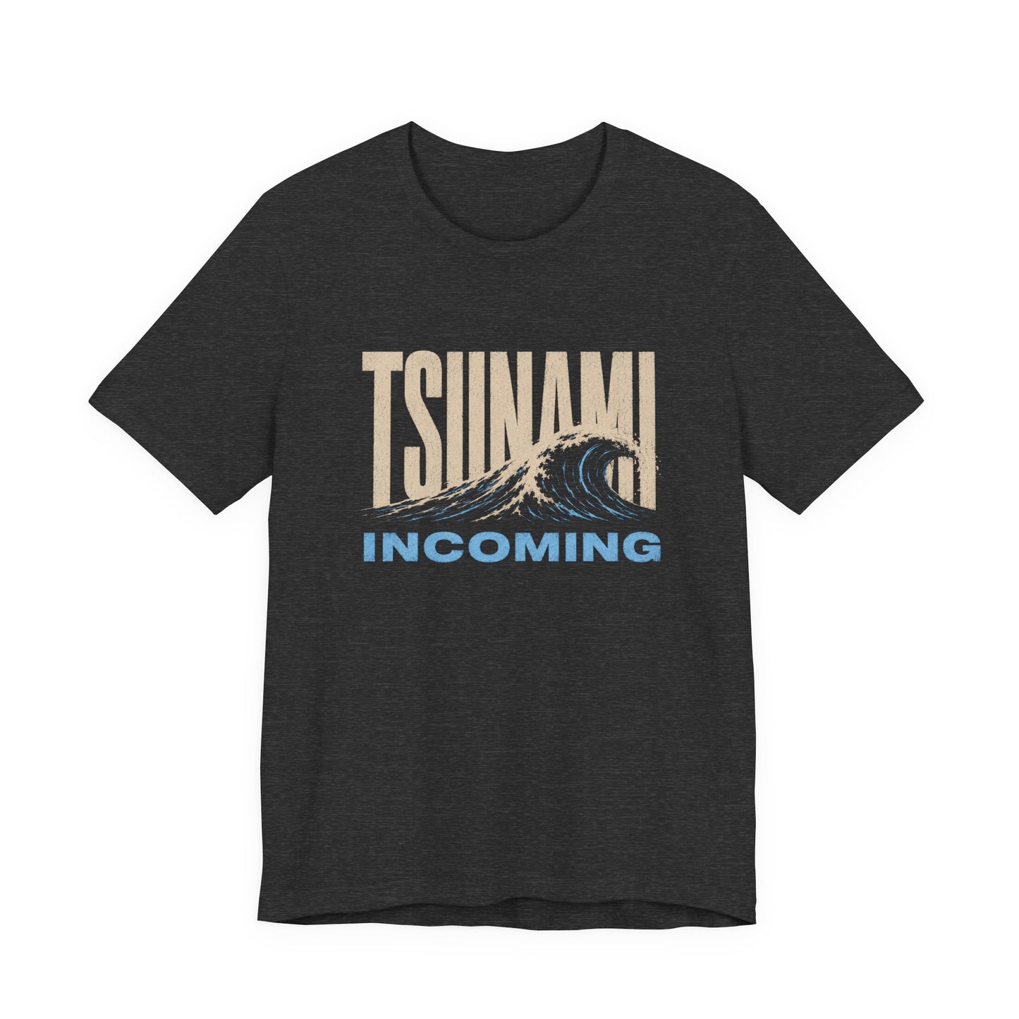 Tsunami Incoming Retro Wave T-Shirt product image from Aardvark Dreams
