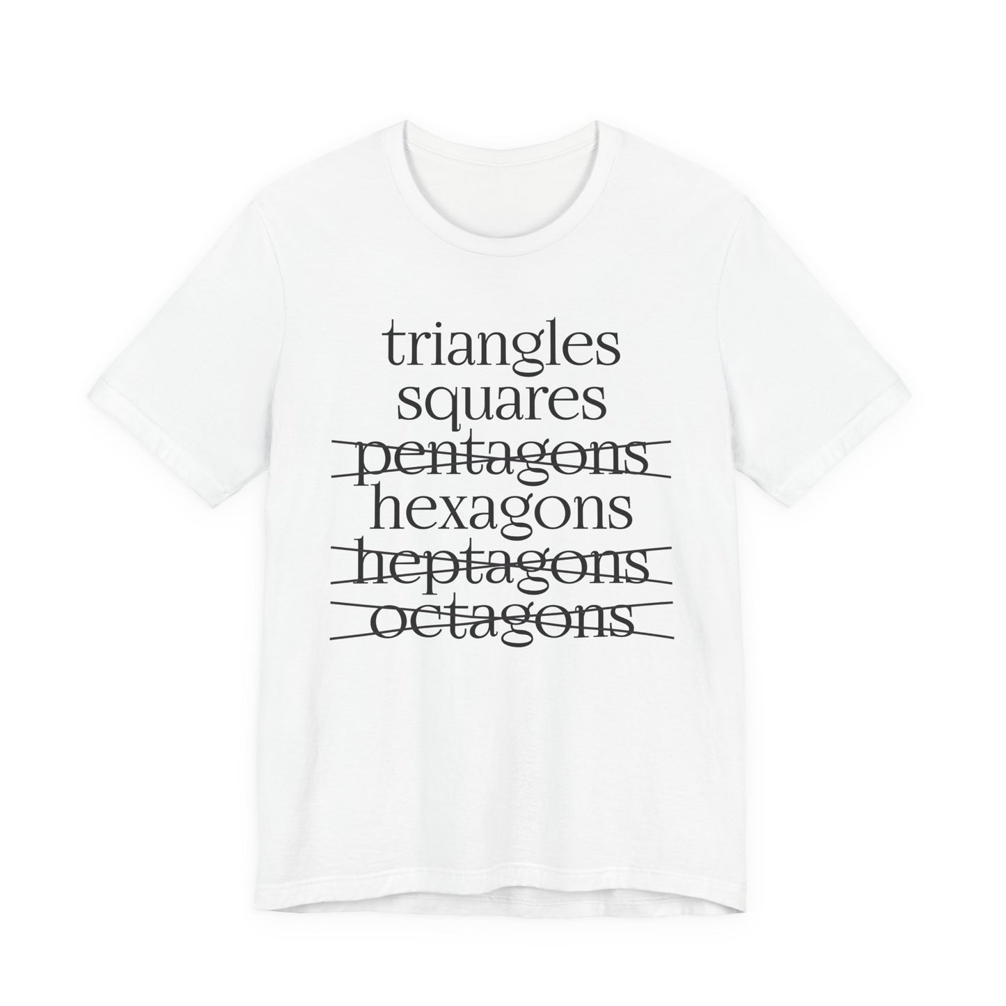 Tiling Shapes Physics Math T-Shirt product image from Aardvark Dreams