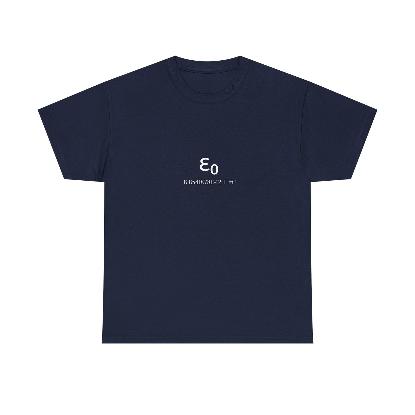 Vacuum Permittivity Constant T-Shirt product image from Aardvark Dreams