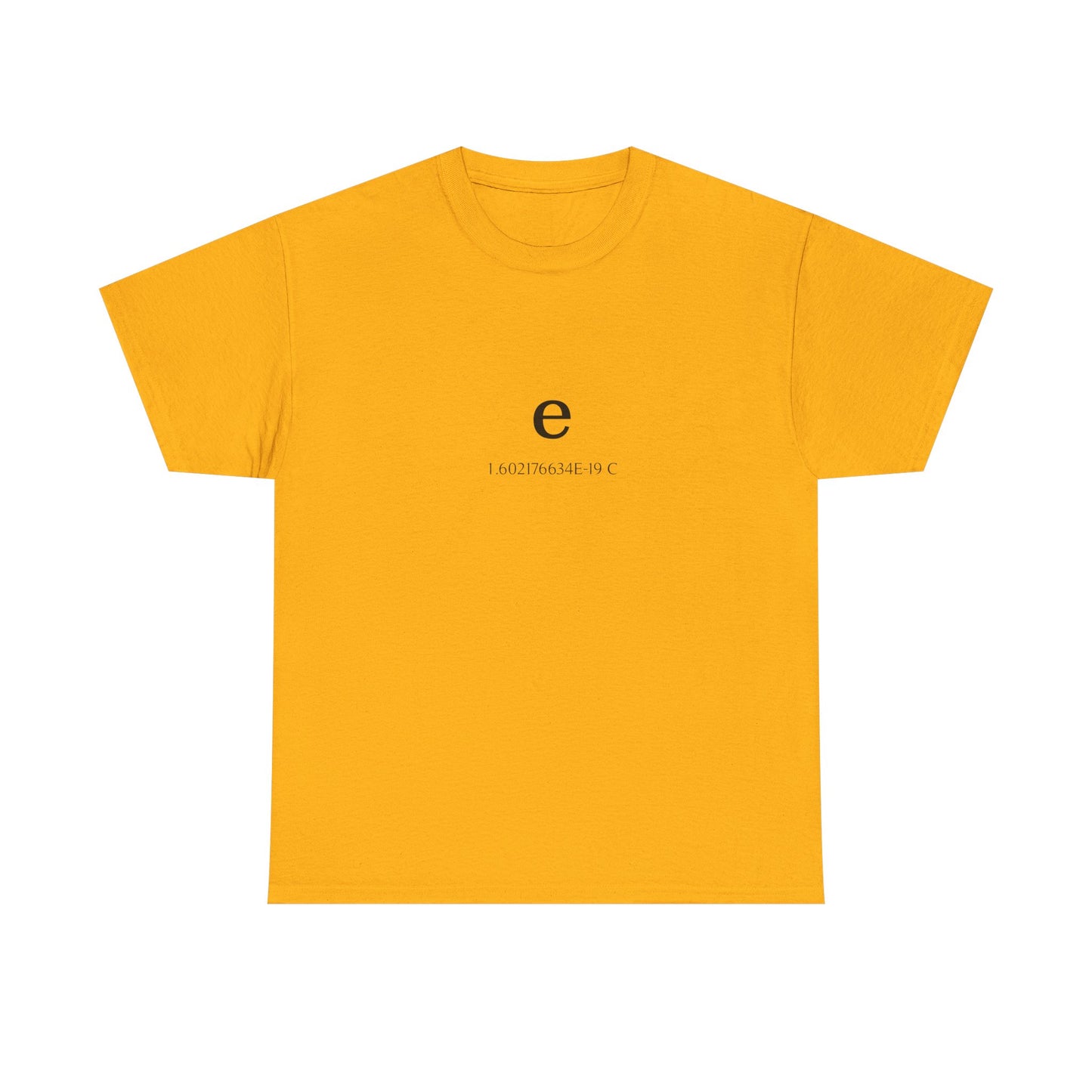Elementary Charge Constant T-Shirt product image from Aardvark Dreams