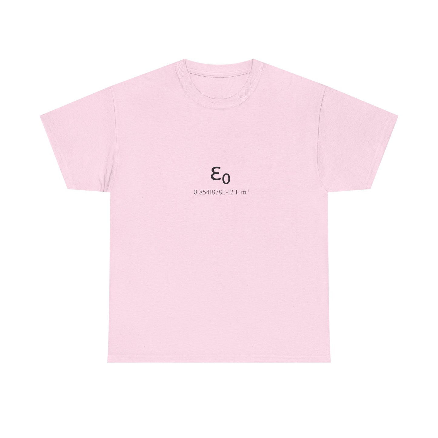 Vacuum Permittivity Constant T-Shirt product image from Aardvark Dreams