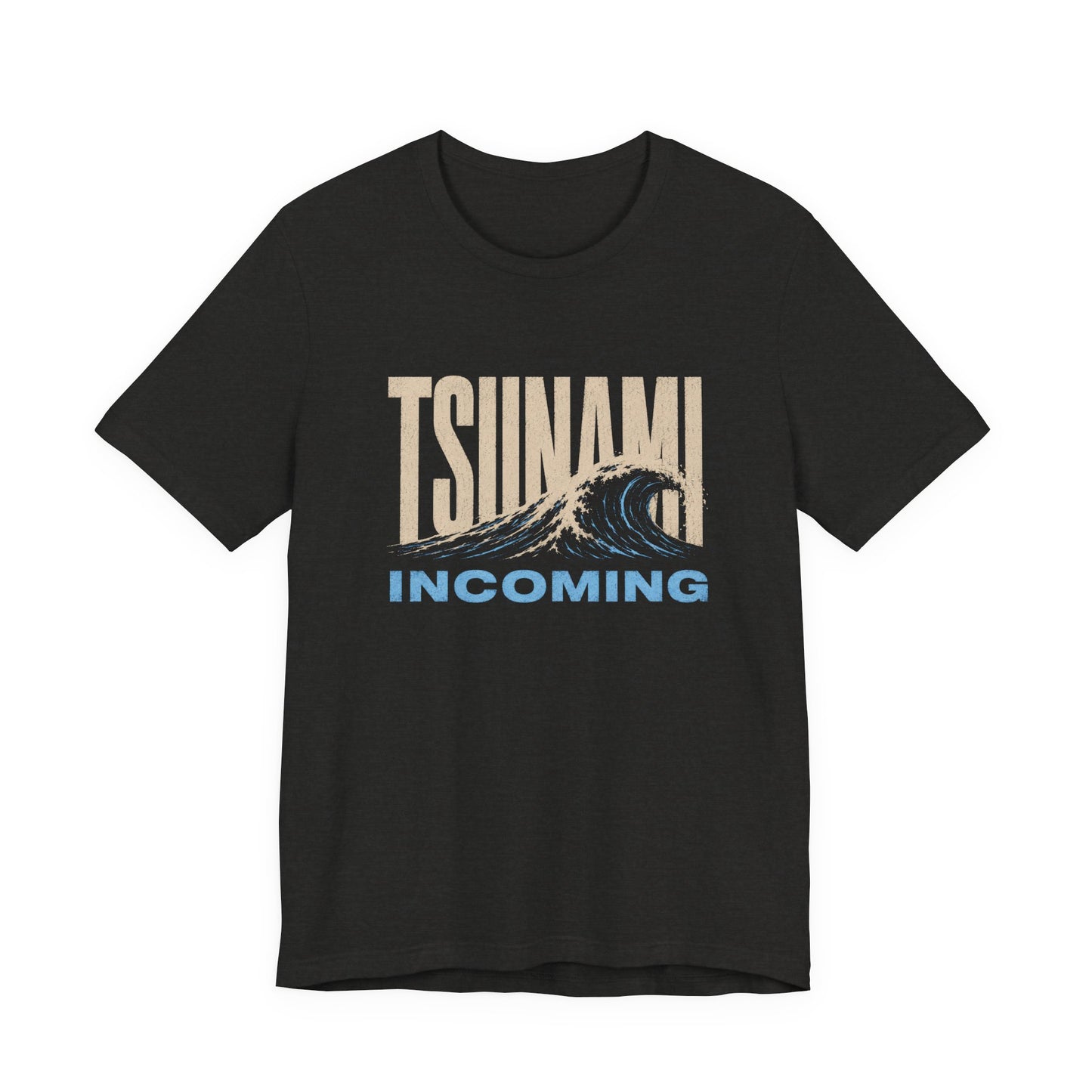 Tsunami Incoming Retro Wave T-Shirt product image from Aardvark Dreams