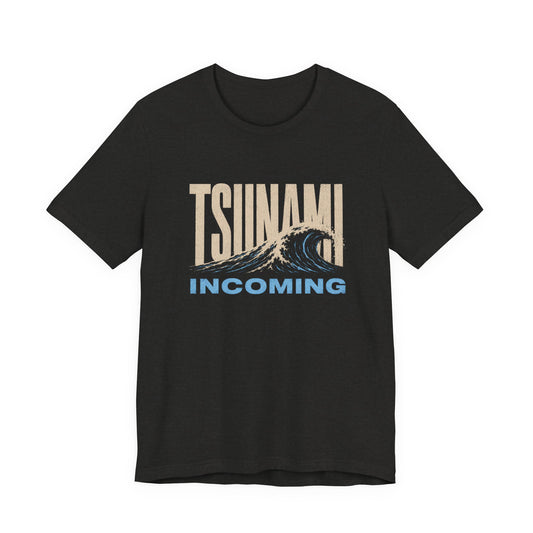 Tsunami Incoming Retro Wave T-Shirt product image from Aardvark Dreams
