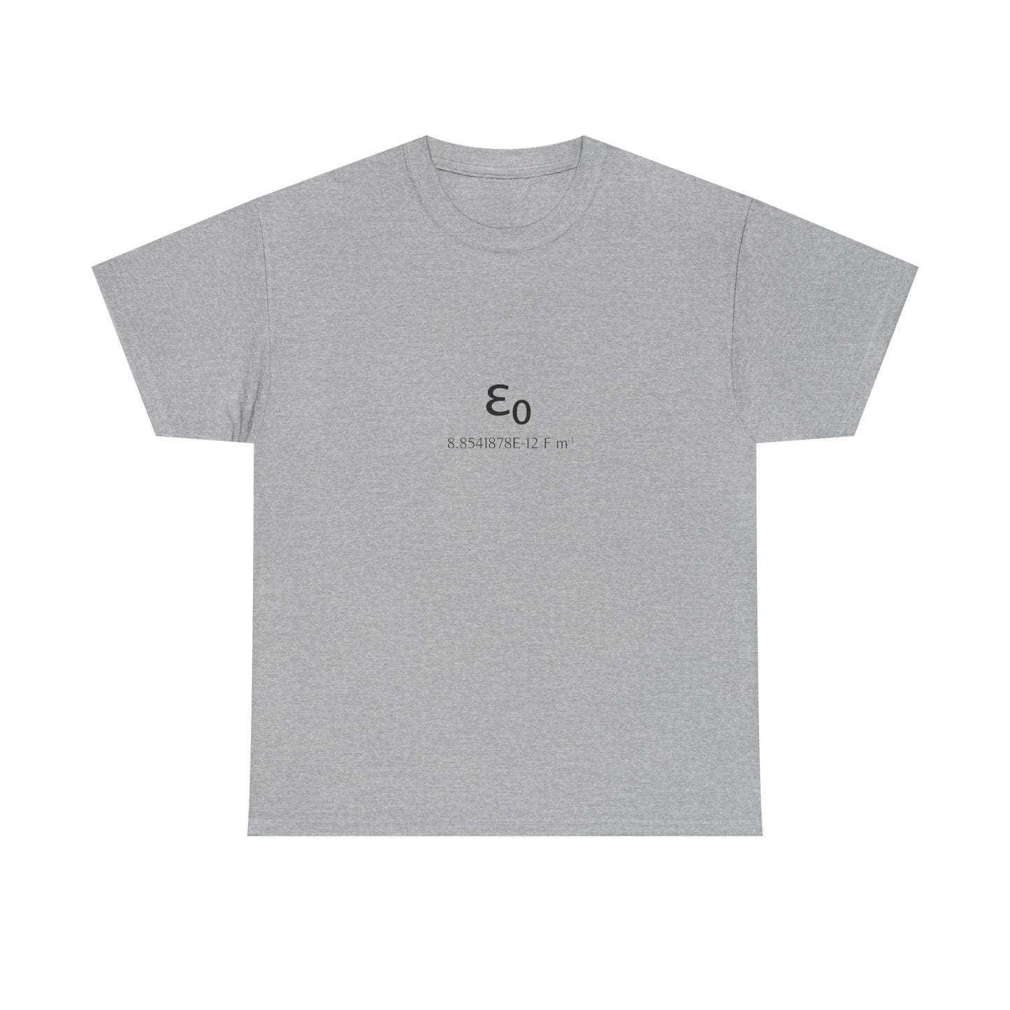 Vacuum Permittivity Constant T-Shirt product image from Aardvark Dreams
