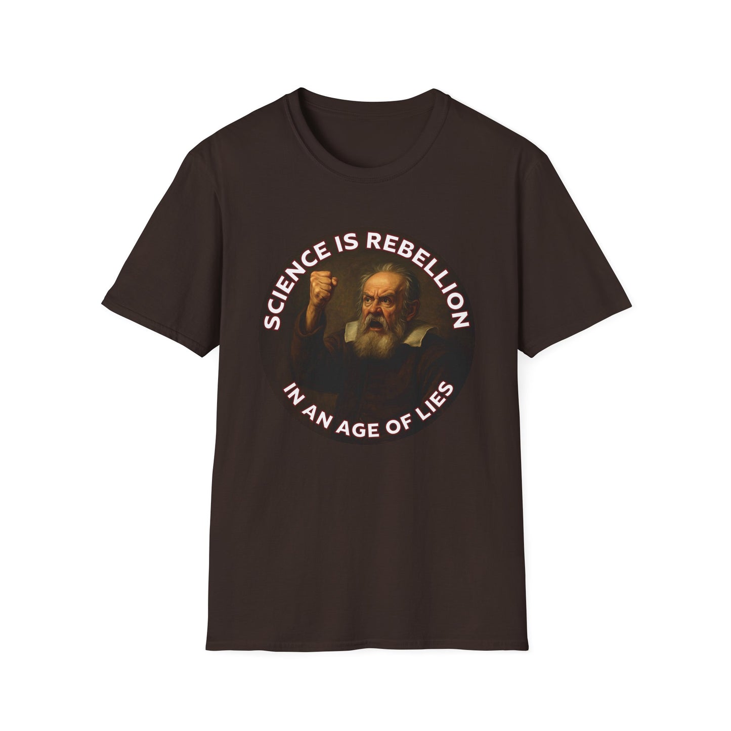 Science is Rebellion in an Age of Lies Galileo T-Shirt