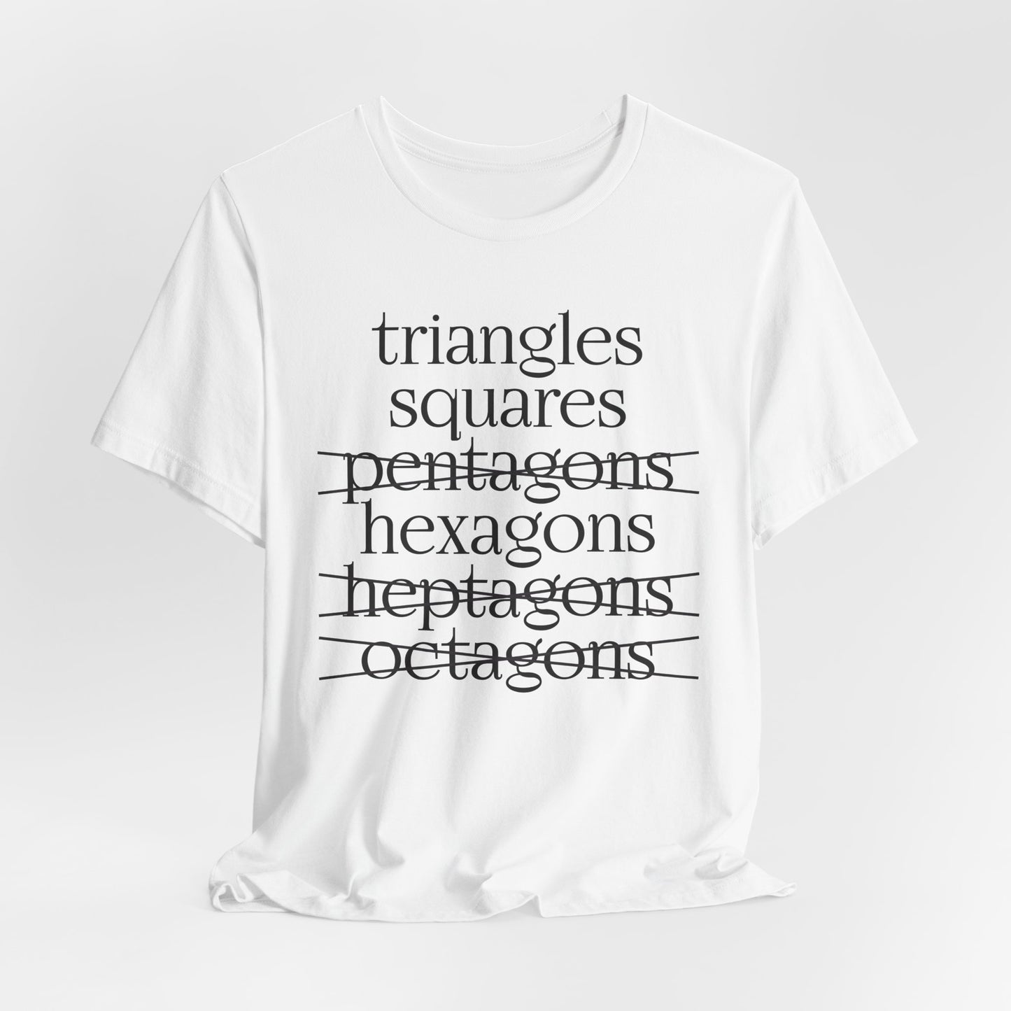 Tiling Shapes Physics Math T-Shirt product image from Aardvark Dreams