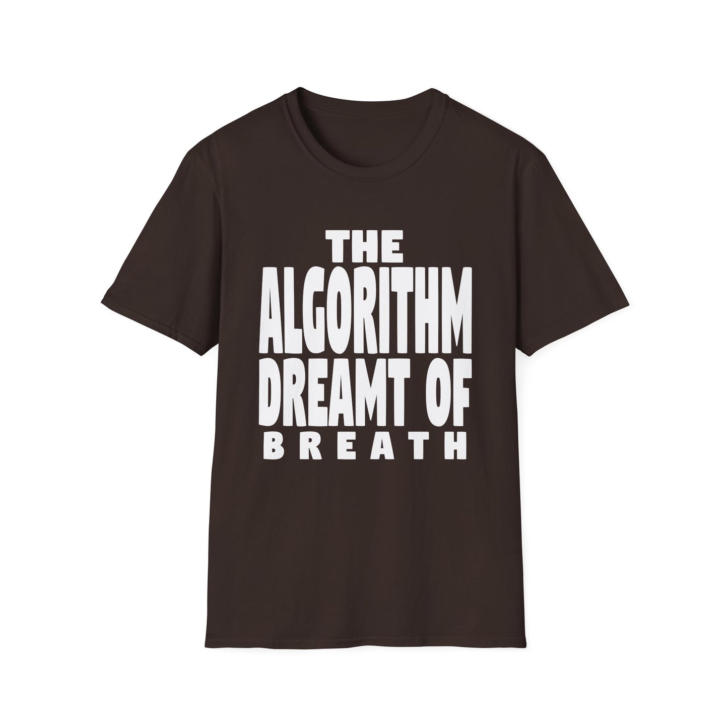 The Algorithm Dreamt of Breath Tech T-Shirt product image from Aardvark Dreams
