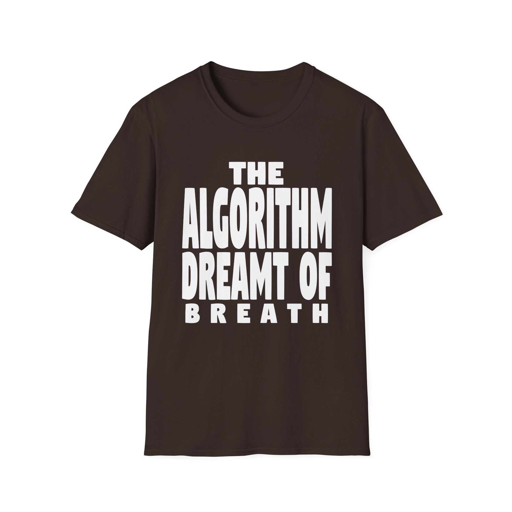 The Algorithm Dreamt of Breath Tech T-Shirt product image from Aardvark Dreams