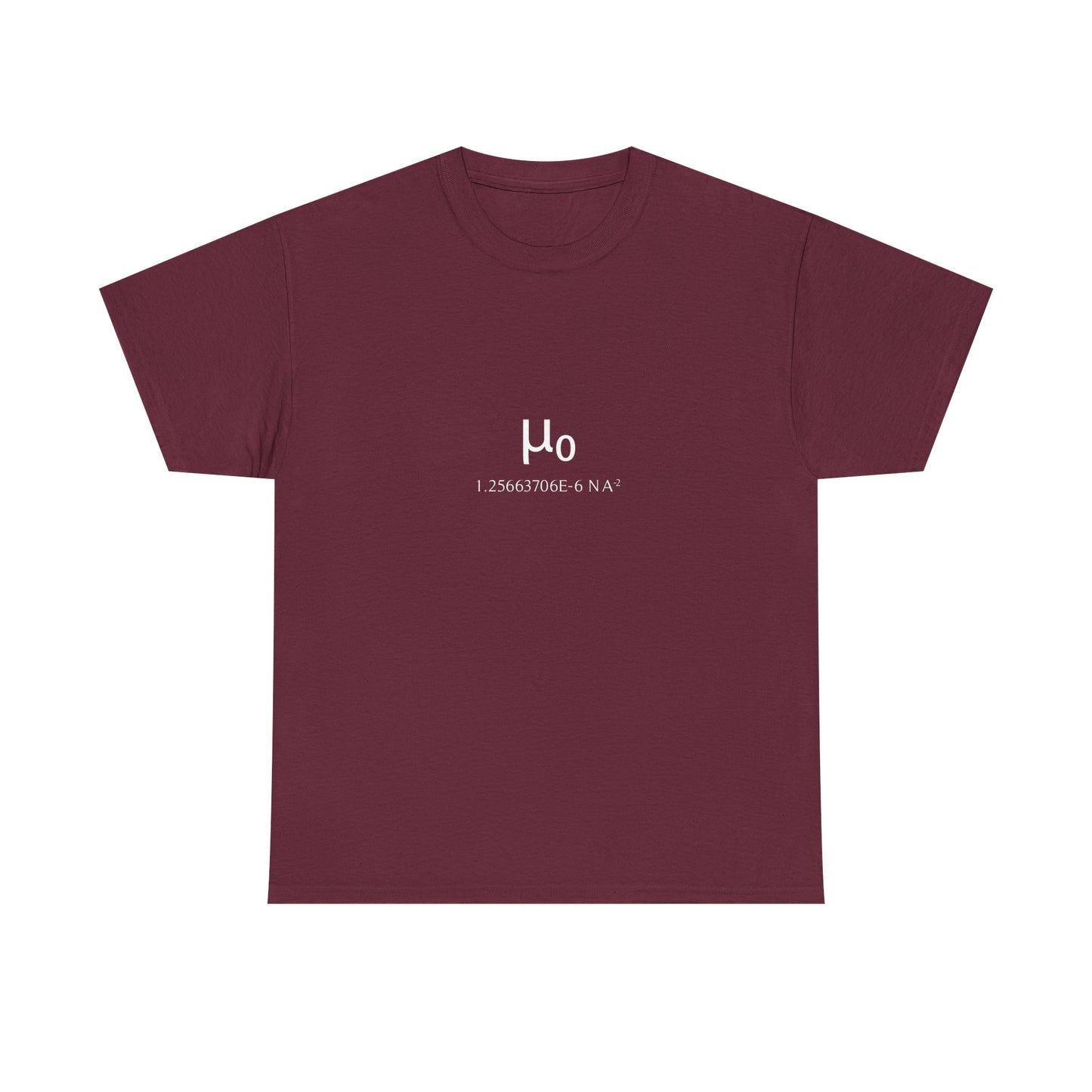 Vacuum Permeability Constant T-Shirt product image from Aardvark Dreams