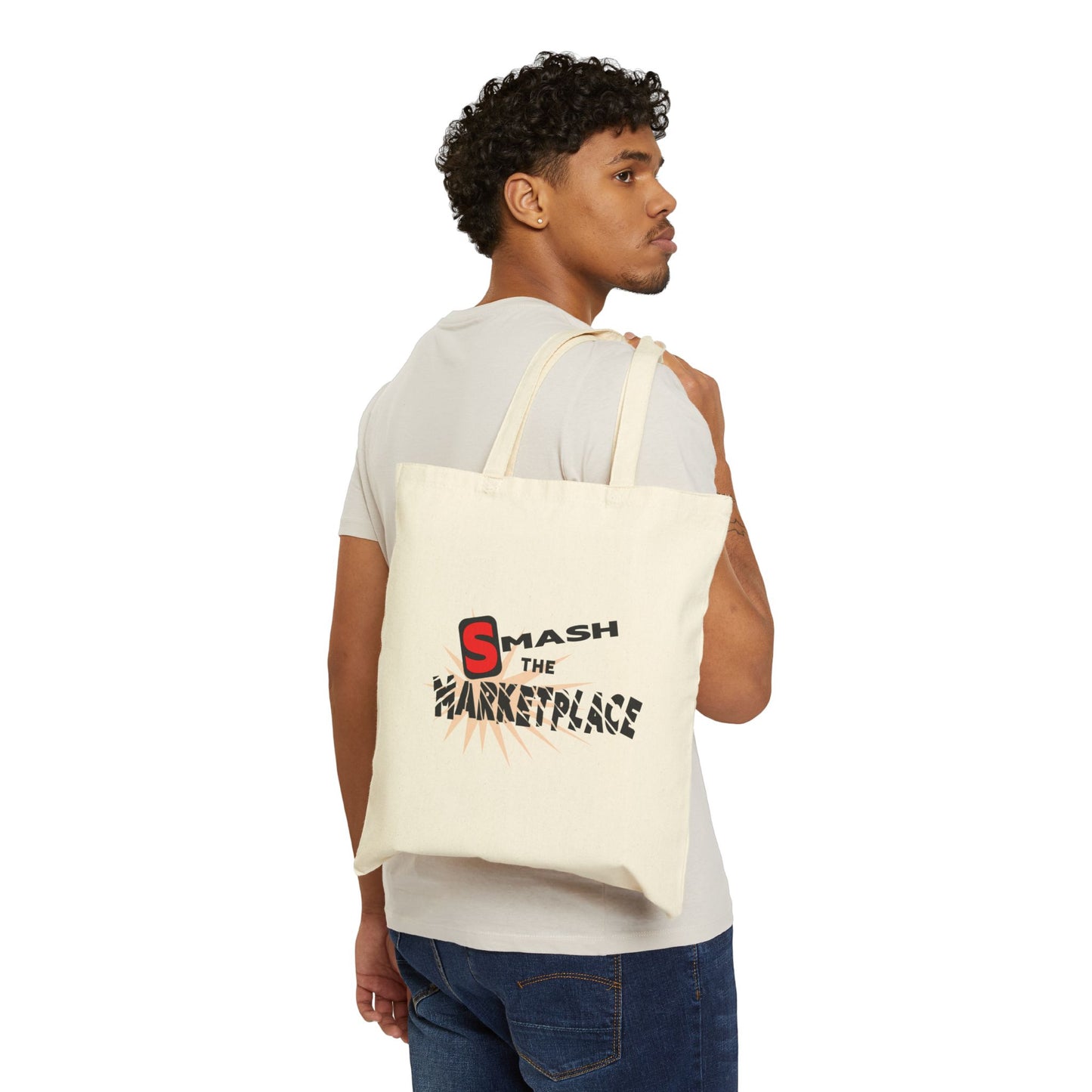 Smash the Marketplace Anti-Oligarchy Tote Bag
