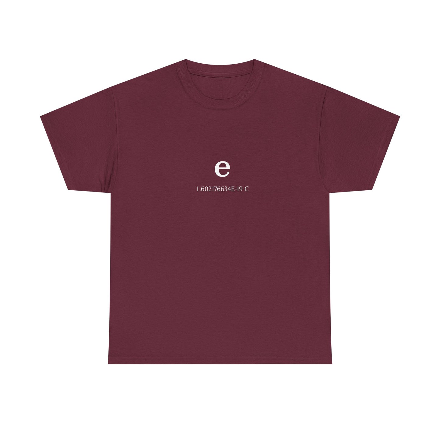 Elementary Charge Constant T-Shirt product image from Aardvark Dreams