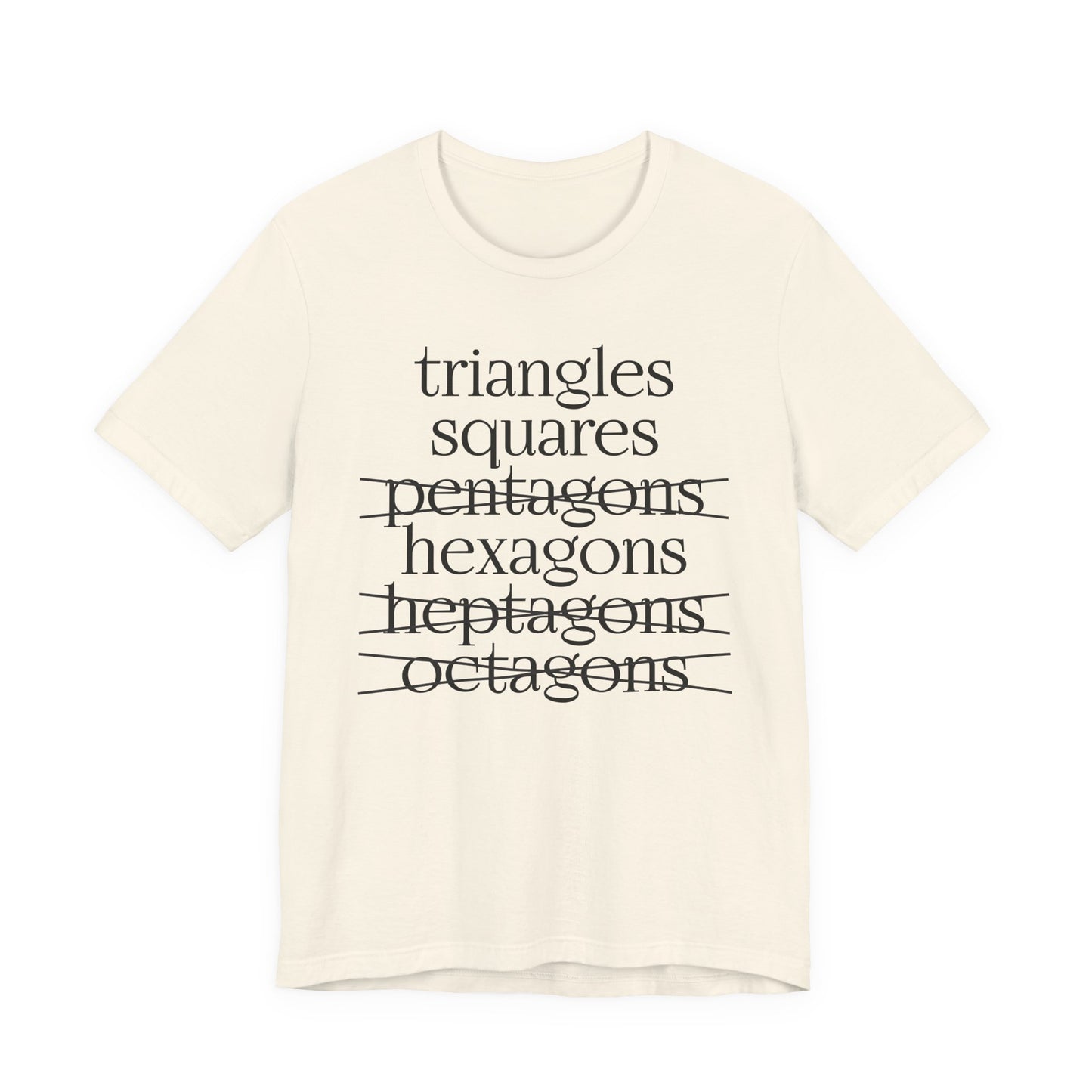 Tiling Shapes Physics Math T-Shirt product image from Aardvark Dreams