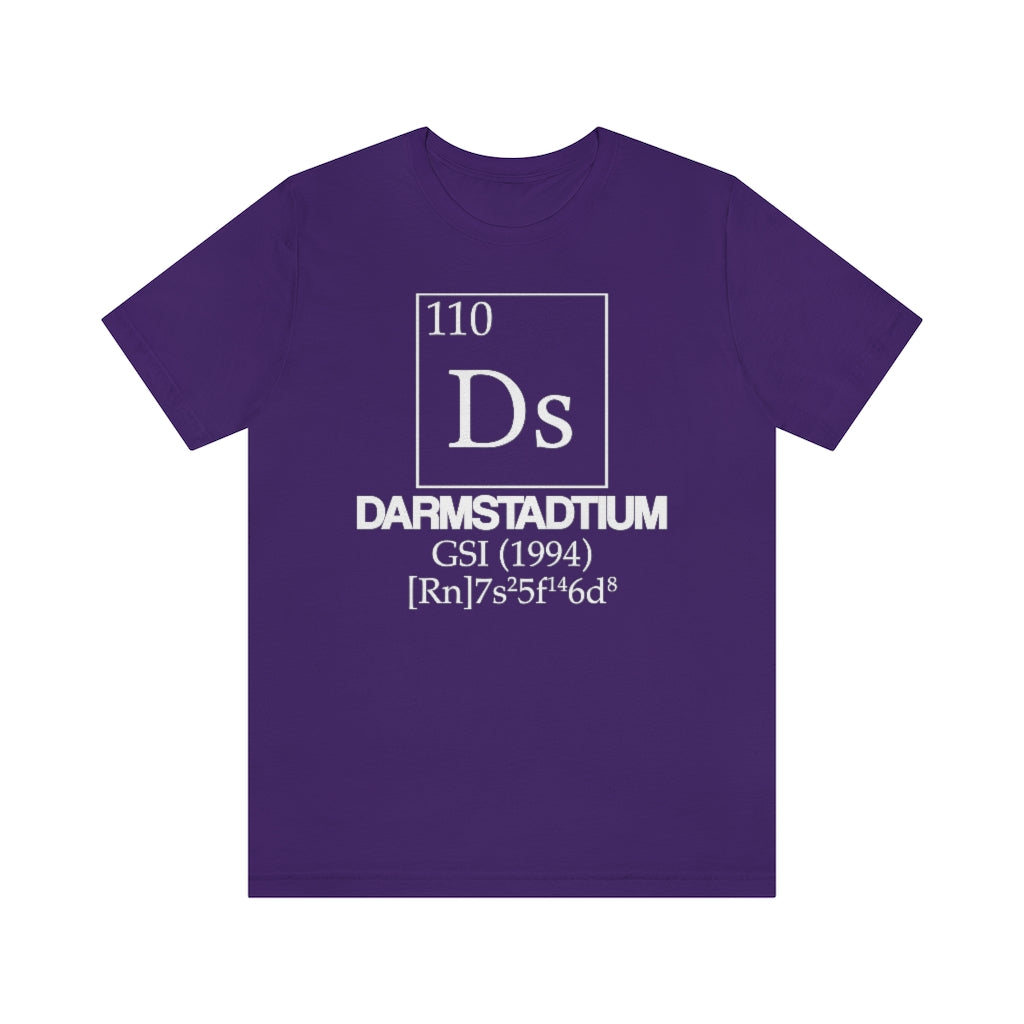 Darmstadtium Element-110 T-Shirt, by Aardvark Dreams [Elementwear]