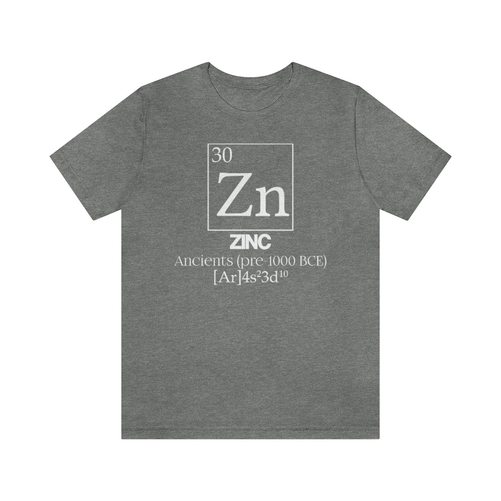 Zinc Element-30 T-Shirt, by Aardvark Dreams [Elementwear]