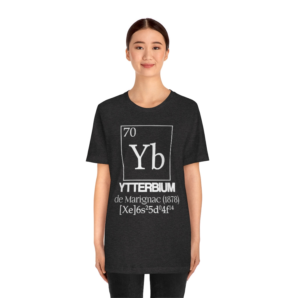 Ytterbium Element-70 T-Shirt, by Aardvark Dreams [Elementwear]