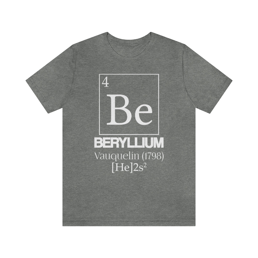 Beryllium Element-4 T-Shirt, by Aardvark Dreams [Elementwear]