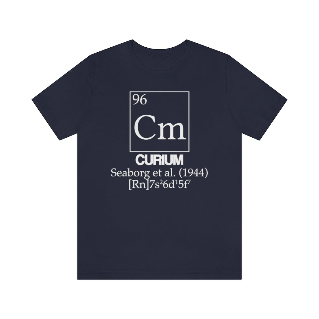 Curium Element-96 T-Shirt, by Aardvark Dreams [Elementwear]