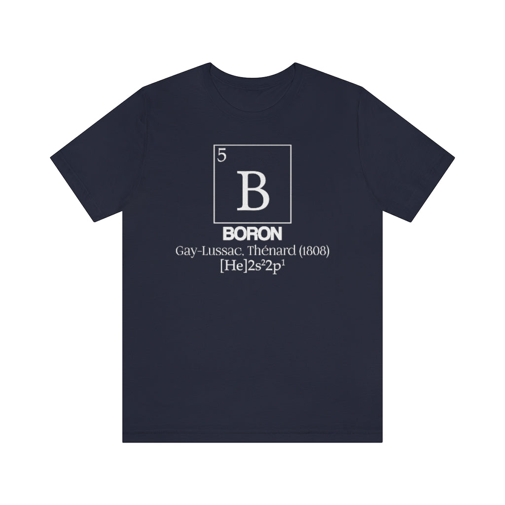 Boron Element-5 T-Shirt, by Aardvark Dreams [Elementwear]