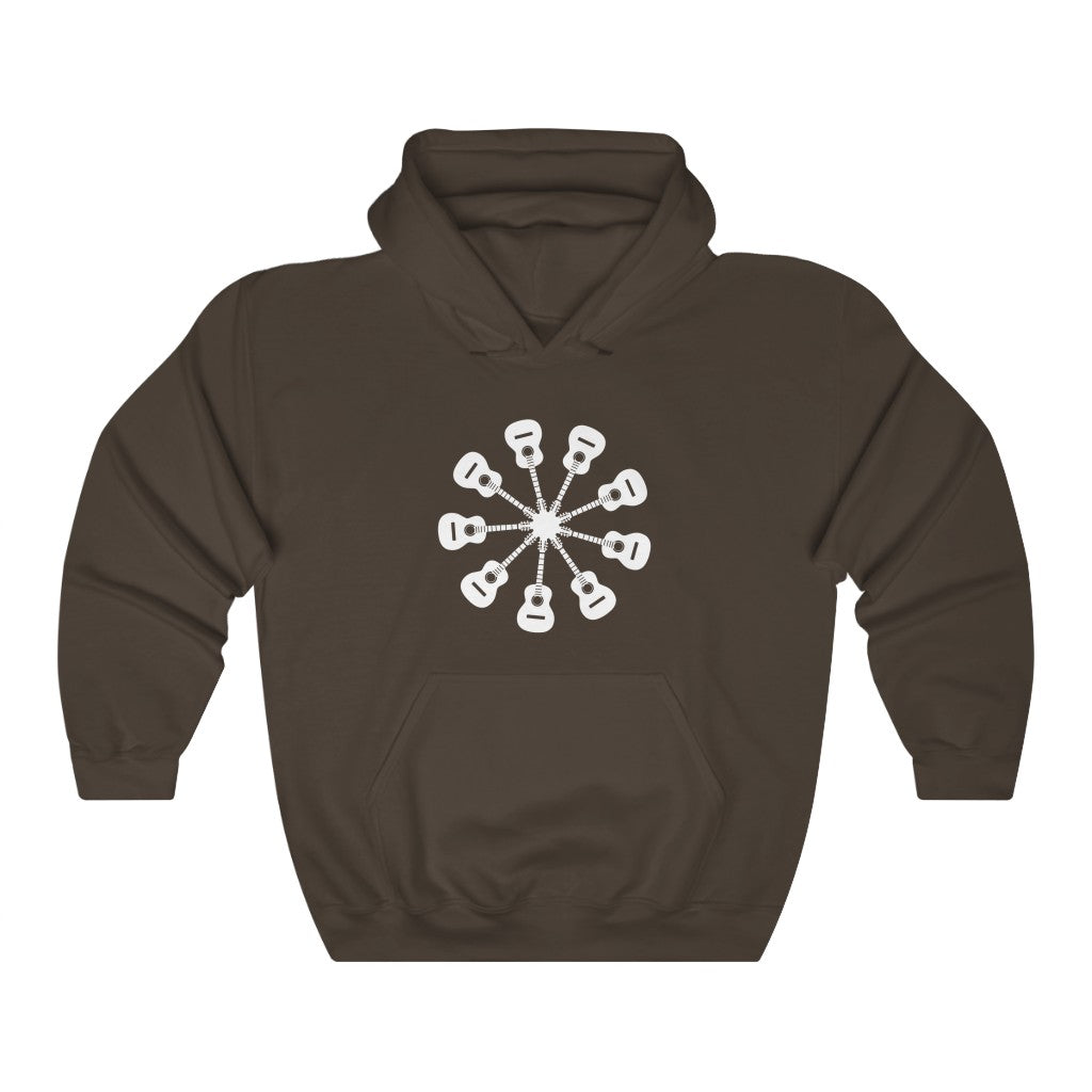 Guitar Windmill Hoodie, by Aardvark Dreams