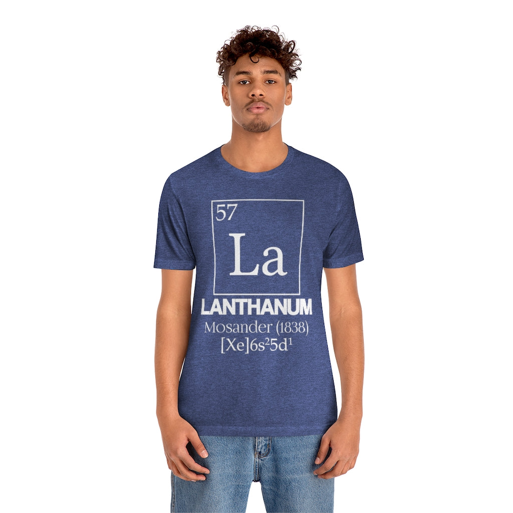 Lanthanum Element-57 T-Shirt, by Aardvark Dreams [Elementwear]