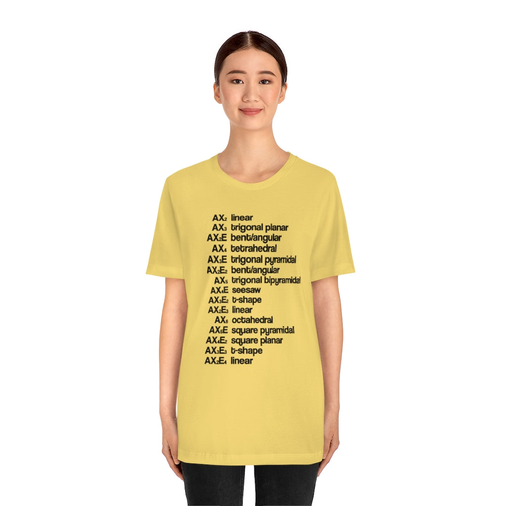 VSEPR Theory T-Shirt, by Aardvark Dreams