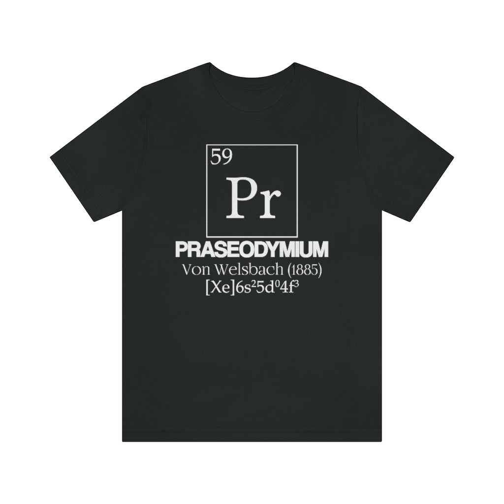 Praseodymium Element-59 T-Shirt, by Aardvark Dreams [Elementwear]