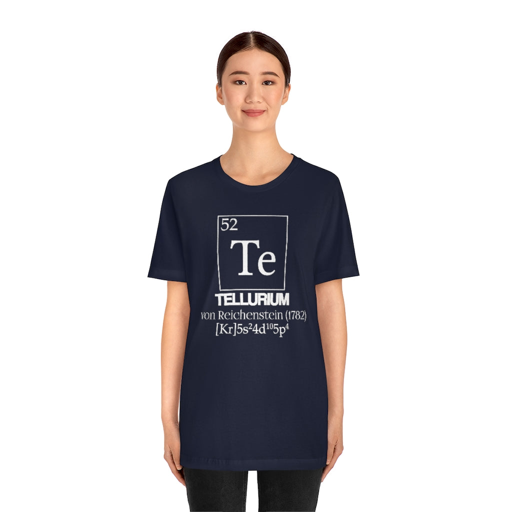 Tellurium Element-52 T-Shirt, by Aardvark Dreams [Elementwear]